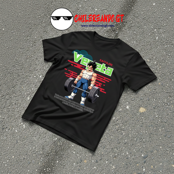 TSHIRT VEGUETA  GYM ANIME