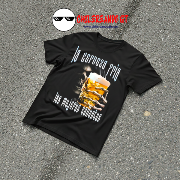 TSHIRT CALACAS LA CERVEZA FRIA GYM