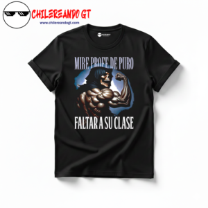 250126-1 TSHIRT CALACAS - DE PURO FALTAR A SU CLASE PROFE GYM