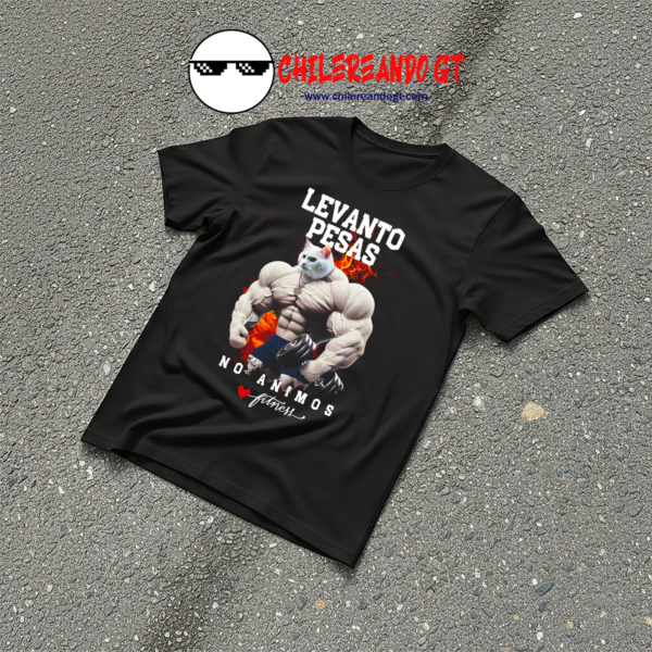 TSHIRT ANIMAL GYM - LEVANTO PESAS NO ANIMOS
