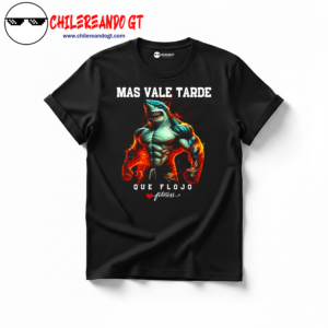 TSHIRT ANIMAL GYM - MAS VALE TARDE QUE FLOJO