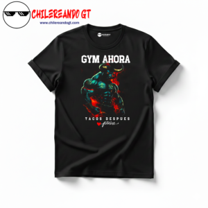 TSHIRT ANIMAL GYM - GYM AHORA TACOS DESPUES